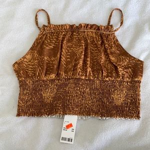 funky patterned tank top